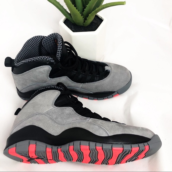 Nike Other - Air Jordan Retro 10 Cool Grey /INFRARED-BLACK